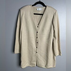 St. John Collection Marie Gray Blazer Jacket- 14‎